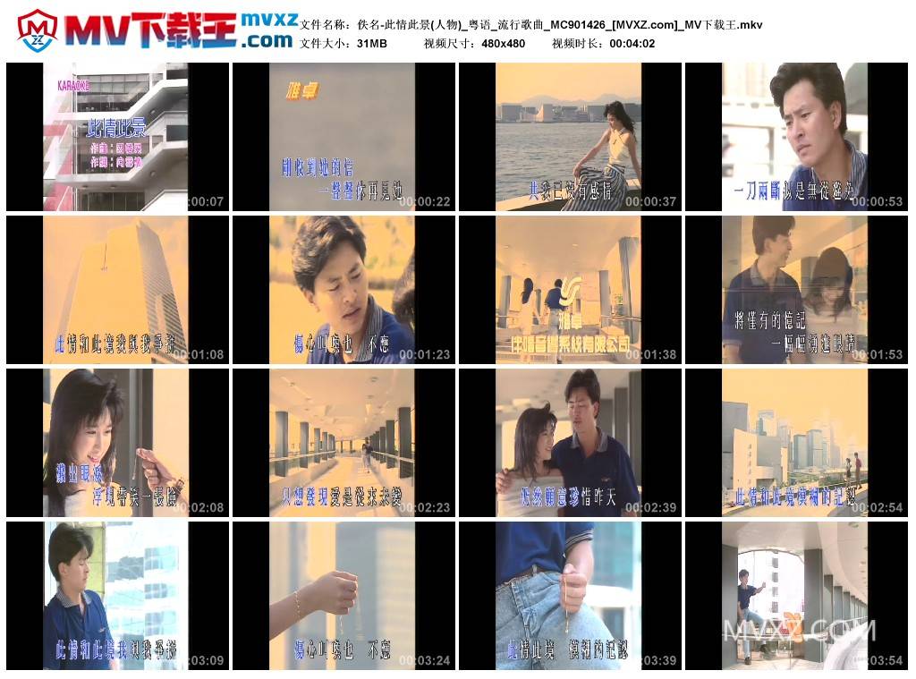 佚名-此情此景(人物)_粤语_流行歌曲_MC901426